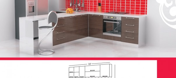 T Shaped Kitchen Design for your modern home