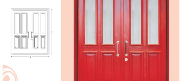 Double Door Design ideas with Glass from Jubilant