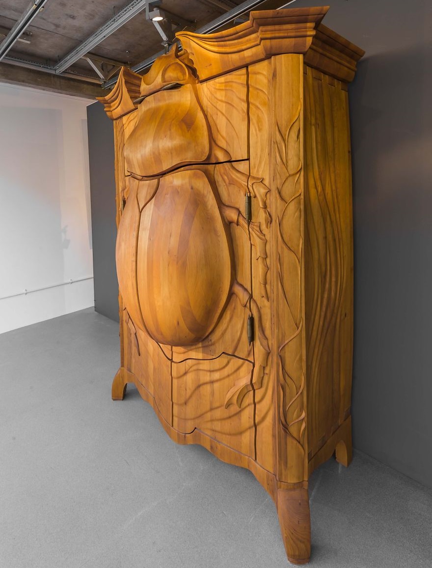 Giant Beetle or Wooden Cabinet or both